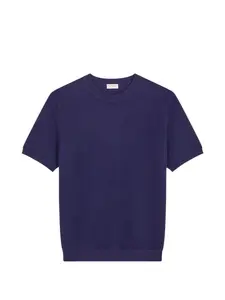 Футболка вафельной текстуры FURSAC, синий