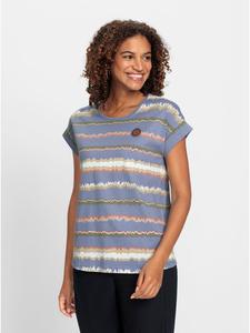 Рубашка с принтом в голубом и экрю цветах WITT WEIDEN