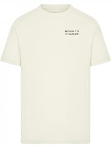 Футболка Born To Change Tee бежевого цвета Mister Tee