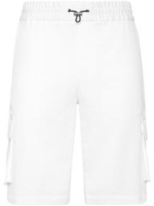 Шорты-карго из хлопка Philipp Plein, белый