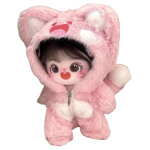 Вязаная шерстяная плюшевая кукла высотой 20 см Happy Fish