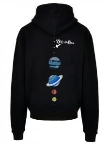 Ультратяжелая толстовка с капюшоном Big Bang Theory You Are Here черного цвета F4NT4STIC