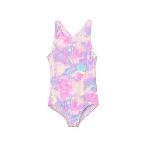 Детский купальник для девочек 2-16 лет chlorine resistant Lands' End, Pink Marble