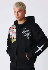 Толстовка на молнии в стиле западного побережья Project X Paris, Noir