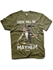 Футболка There Will Be Mayhem T-Shirt зеленого цвета Gremlins