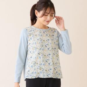 Топ с растительным принтом