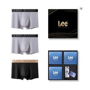 Мужские трусы-боксеры Lee, Box 3 Pack (серый+серый+черный)