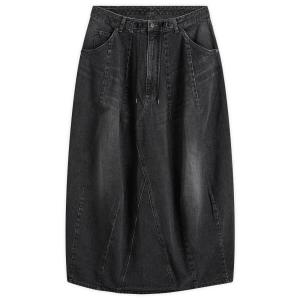 Джинсовая юбка HD Needles, черный