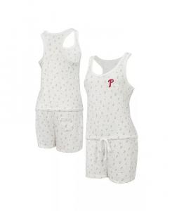 Женский кремовый комбинезон Philadelphia Phillies Gardner Hacci Knit Concepts Sport