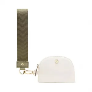 Lululemon Нейлоновый кошелек для монет Women's Laurel Leaf Fused With Ivory