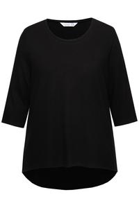 Тонкий вязаный свитер MIAMODA Sweater, черный