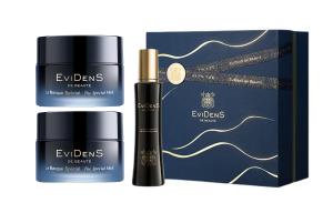 Набор для ухода за кожей с коллагеновой маской и увлажняющей сывороткой, успокаивающий и очищающий, 30мл+200мл/75мл+200мл Evidens