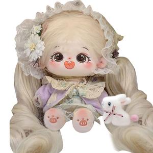 Плюшевая кукла Platinum Chestnut Iris Garden Dolls высота 12 см длина 22 см COTTON PLANET