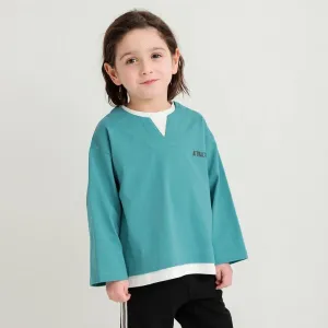 Футболка с длинными рукавами в многослойном исполнении Branshes, цвет Blue Gray