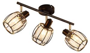 Потолочный светильник Nettlife Kruse, черный - металл - 16 x 40 x 40 см