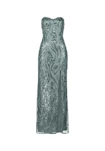 Вечернее платье с пайетками Vera Mont, серый