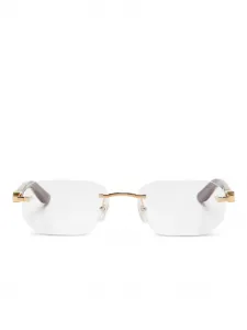 Очки без оправы Cartier, золотистый