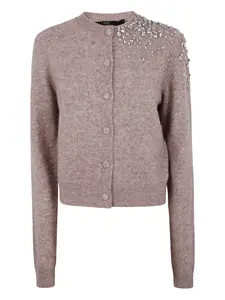 Кардиган, украшенный кристаллами Seventy, нейтральный