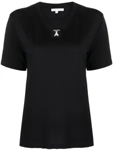 Футболка с нашивкой-логотипом Patrizia Pepe, черный