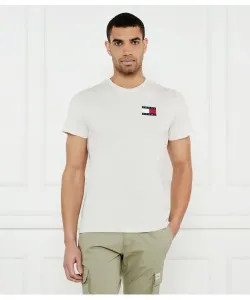 Футболка Slim fit Tommy Jeans, бежевый