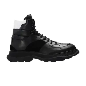 Кроссовки Alexander McQueen Alexander McQueen Hybrid Tread Sneaker 'Black White', черный