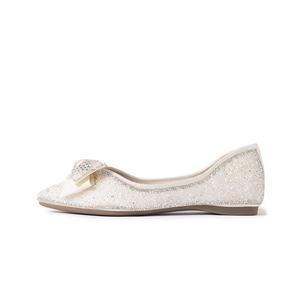 Reemoor Повседневные однотонные туфли женские бежевые