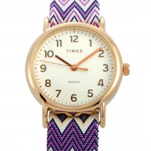 Часы Timex Weekender Chevron 38 мм золотистого цвета TW2R59000, цвет multi