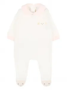 Детский комбинезон с вышивкой Le Boo Beebè, белый