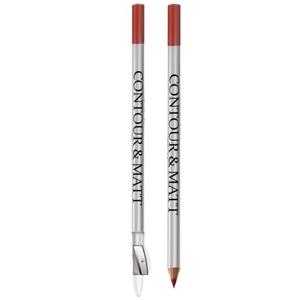 Карандаш для губ 2 Марсала, 2 г Revers, Contour & Matt, красный