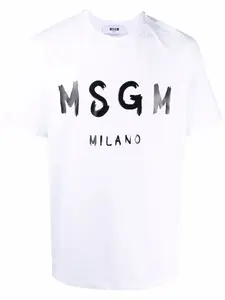 Футболка с логотипом MSGM, белый