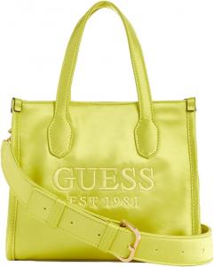 GUESS женская Silvana мини-сумка-тоут с двумя отделениями, Chartreuse