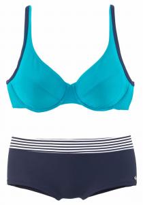 s.Oliver Футболка Bikini в цвете бирюзовый, темно-синий