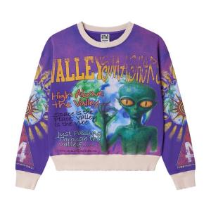 Свитер Vale Forever Space Alien Crewneck, Purple