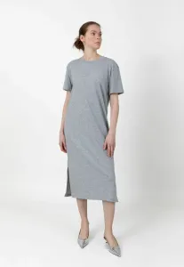 Платье из трикотажа с логотипом в виде сердца Coster Copenhagen, Light Grey Melange