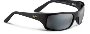Поляризационные солнцезащитные очки Peahi Maui Jim, Gloss Black