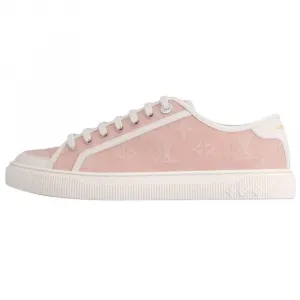 LOUIS VUITTON Кроссовки Lagoon 25ss, весна-лето, низкие кеды из парусины, женские, розовые