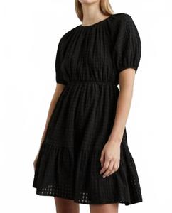 Мини-платье Khloe в черную пике Rails