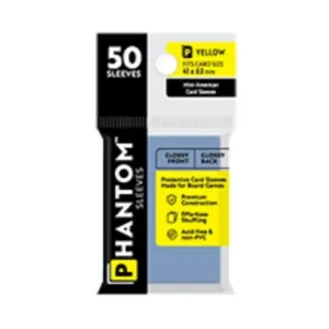 Матовый/Матовый - Желтый, 41х63мм (50), Phantom Sleeves