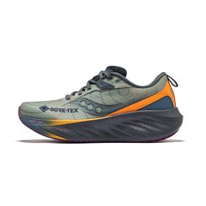 TRIUMPH Victory 22 Coverage Низкие Кроссовки для Бега Женские Зеленый Серый Желтый Saucony