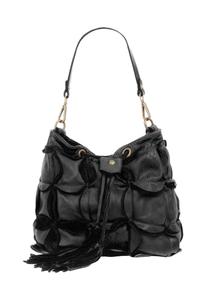 Сумочка, натуральная кожа, производство Италия Samantha Look, черный