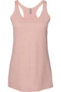 Женская майка-борцовка Triblend Next Level, цвет desert pink