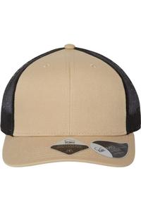 Atlantis Headwear Экологичная кепка дальнобойщика, хаки/черный