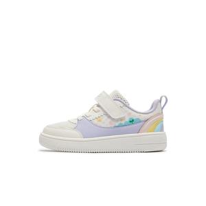 Низкие противоскользящие износостойкие детские кроссовки для скейтбординга XTEP, белый/синий/фиолетовый