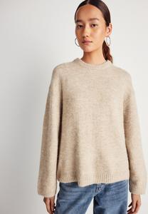 Джемпер Gina Tricot CREW NECK SWEATER, Pure Beige/Beige