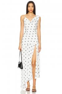 Платье миди Adela More To Come, polka dot