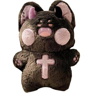 Плюшевая игрушка Dumb And Cute Cartoon Demon Angel Doodoo Meow CHUNTUSHU, серо-фиолетовый