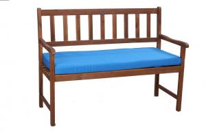 Подушка на сиденье садовая 160x50x7см темно-серая | подушка для уличной скамейки | Подушка сиденья с высокой спинкой | Уличная подушка | Подушка для скамейки, голливудские качели на открытом воздухе Setgarden, синий