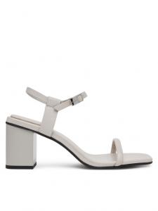 Сандалии Block Heel Sandal 75 Lth HW0HW02650 Calvin Klein, серый