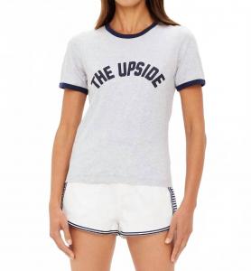 Футболка Jarama Joy в сером цвете The Upside, Grey Marle