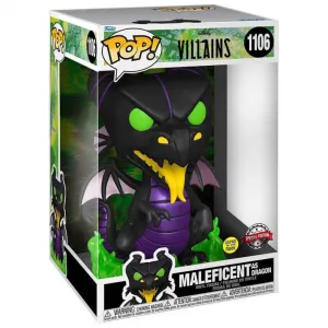 Фигурка Funko Disney Super Size Jumbo Малефисента в образе дракона, 25 см, зеленый